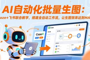 （17575期）AI自动化批量生图：Coze+飞书联合教学，搭建全自动工作流，让生图效率达到MAX