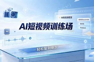 (19137期)老陈AI短视频训练场:AI短视频框架+换背景SwitchXAI+首尾帧+声音生成,轻松复刻爆款