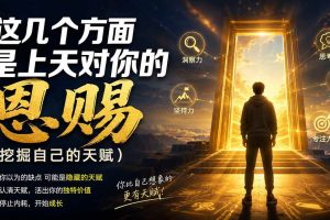 (19964期)付费文章:这几个方面是上天对你的恩赐(挖掘自己的天赋)
