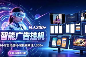 （21068期）24小时AI广告挂机｜在家就能做的被动副业